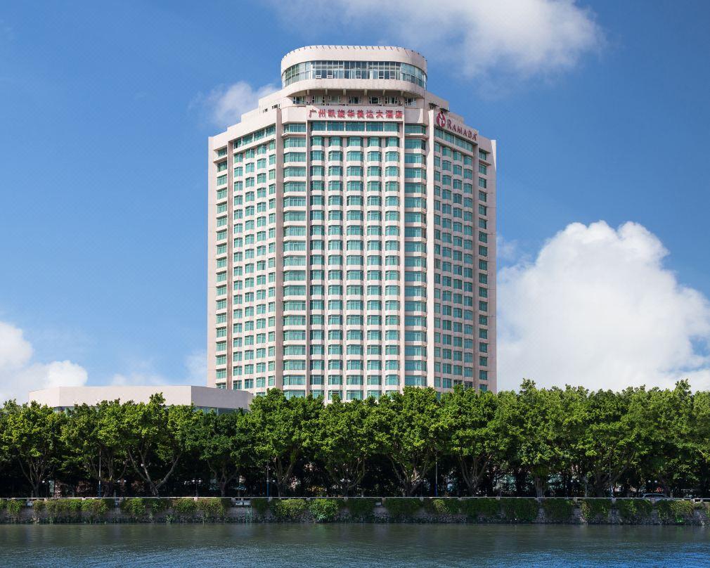 Ramada By Wyndham Pearl Guangzhou-Canton Fair Free Shuttle Bus Exterior foto