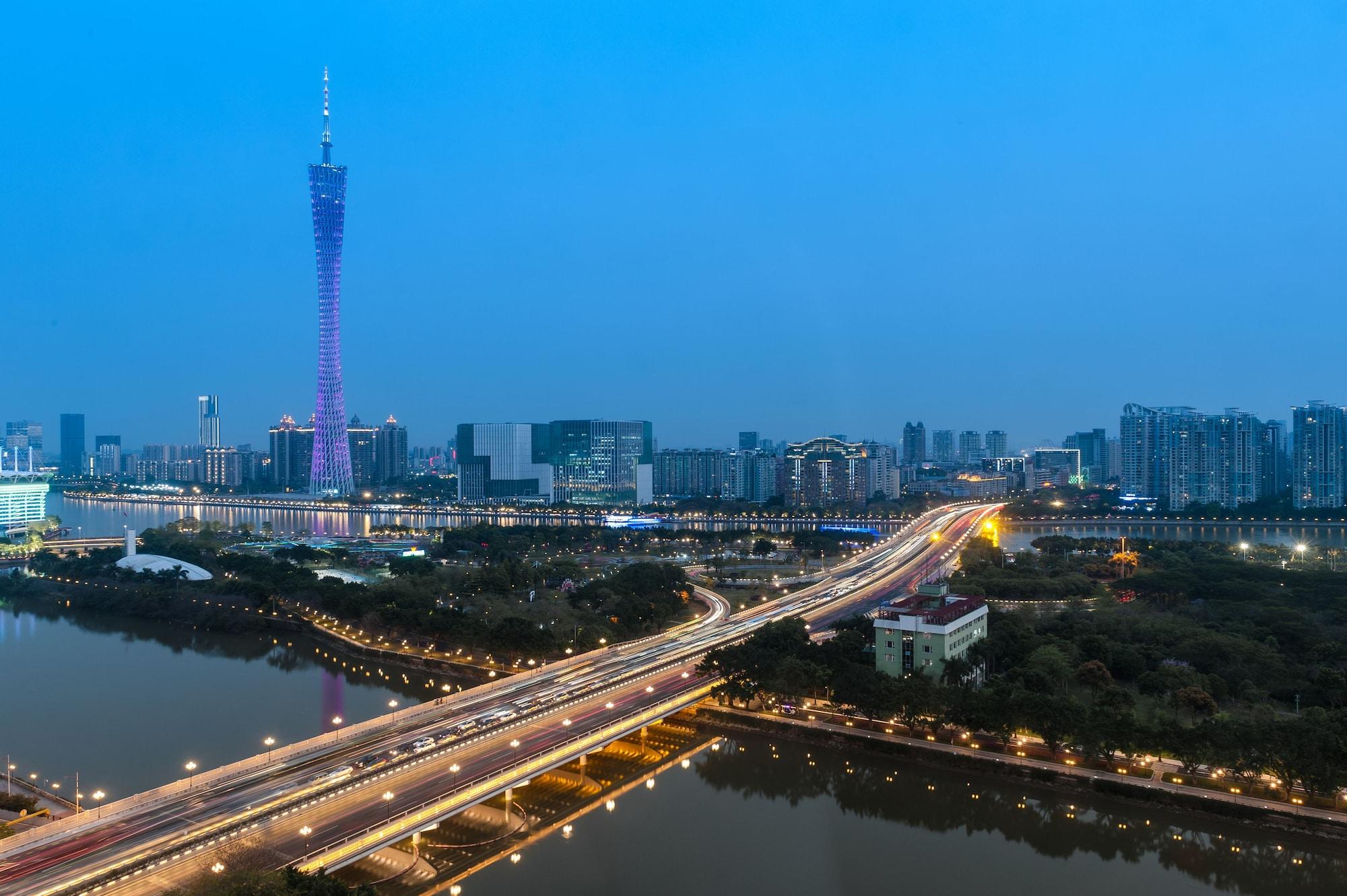 Ramada By Wyndham Pearl Guangzhou-Canton Fair Free Shuttle Bus Exterior foto